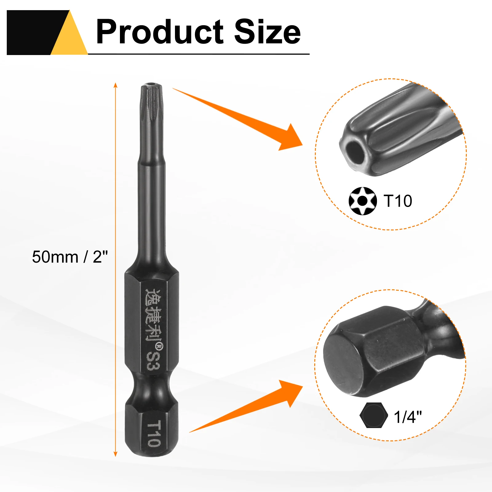 T7 T8 T9 T10 T15 T20 T25 T27 T30 T40 Бита отвертки Torx с шестигранным хвостовиком 1/4 дюйма, 50 мм, магнитные биты с защитой от несанкционированного доступа, звезды, шестигранные отвертки
T7 T8 T9 T10 T15 T20 T25 T27 T30 T40 Бита отвертки Torx с шестигранным хвостовиком 1/4 дюйма, 50 мм, магнитные биты с защитой от несанкционированного доступа, звезды, шестигранные отвертки