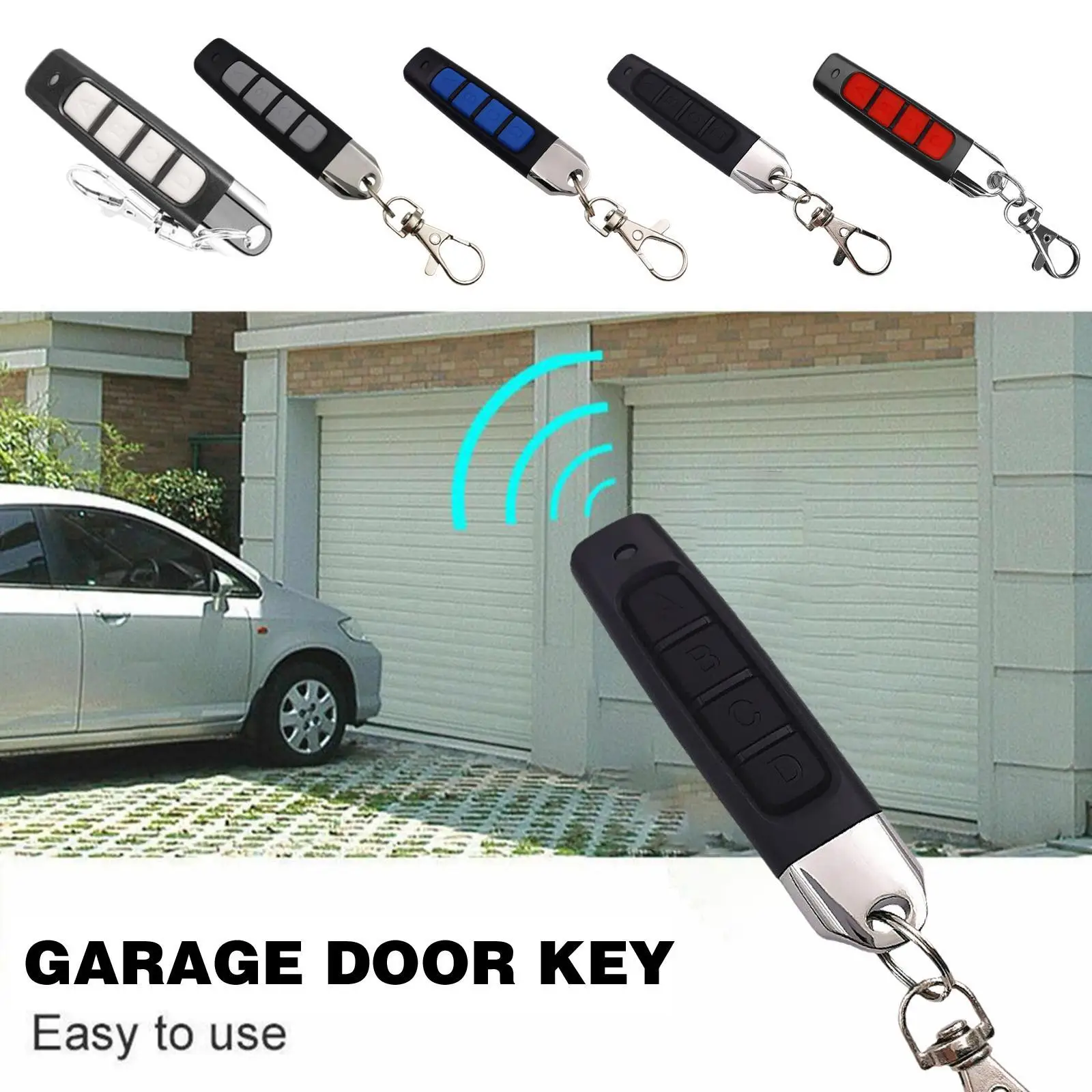 433Mhz 100M Remote Control Copy Garage Gate Door Opener Remote Control Duplicator Clone Cloning Code Garage Door Car Key
433Mhz 100M Remote Control Copy Garage Gate Door Opener Remote Control Duplicator Clone Cloning Code Garage Door Car Key