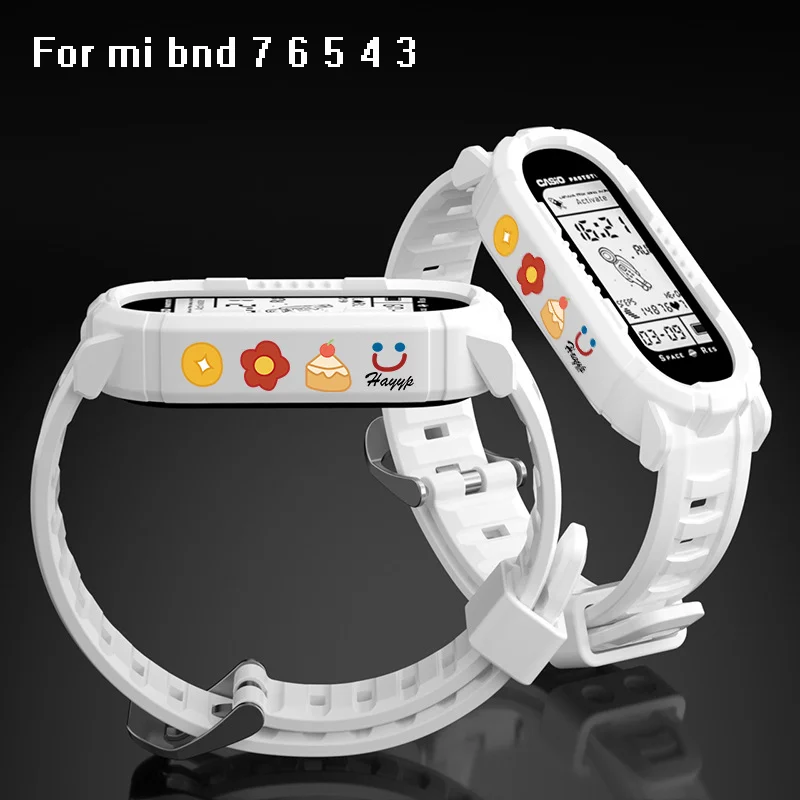 Ремешок для часов "ледник" для Xiaomi Mi Band 7 6 ", ремешок с рисунком", сменный спортивный прозрачный браслет для mi band 5 4 3
Ремешок для часов "ледник" для Xiaomi Mi Band 7 6 ", ремешок с рисунком", сменный спортивный прозрачный браслет для mi band 5 4 3