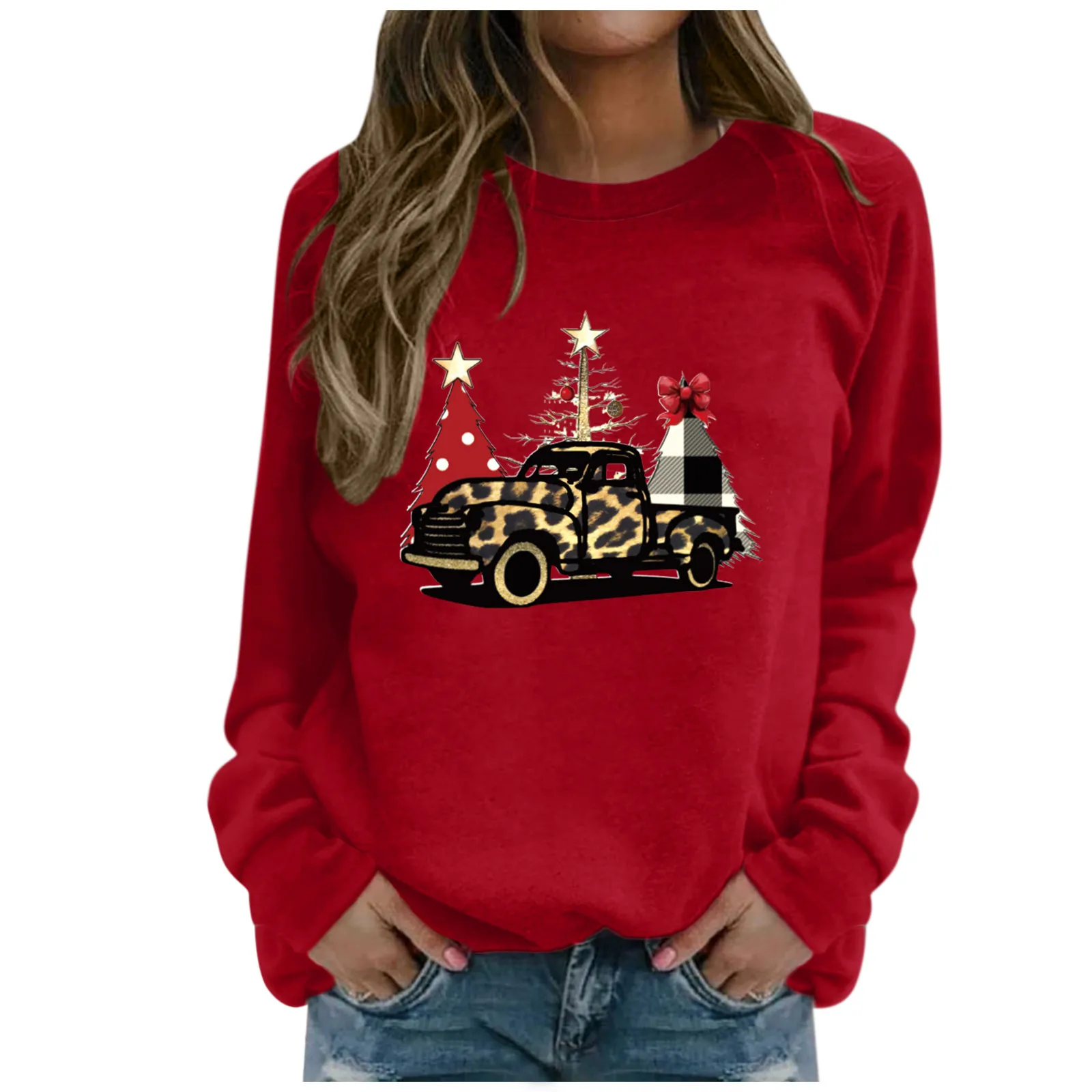 Women's Fashion Top Shirts Print Long-sleeved Round-neck Warm Sweatshirt Casual Womens Zip Sweater Womens Black White Hoodie
Women's Fashion Top Shirts Print Long-sleeved Round-neck Warm Sweatshirt Casual Womens Zip Sweater Womens Black White Hoodie