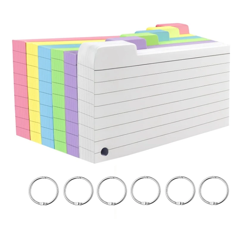 600Pcs 3.4X5inch Lined Index Cards With Ring, Heavy Note Cards For Studying Office
600Pcs 3.4X5inch Lined Index Cards With Ring, Heavy Note Cards For Studying Office