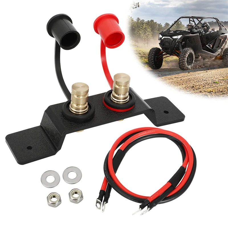 For Can-Am Maverick X3 Battery Jump Post Quick Easy Charging for Polaris RZR UTV ATV Lawn Mowers Travel Trailers Tractors
For Can-Am Maverick X3 Battery Jump Post Quick Easy Charging for Polaris RZR UTV ATV Lawn Mowers Travel Trailers Tractors