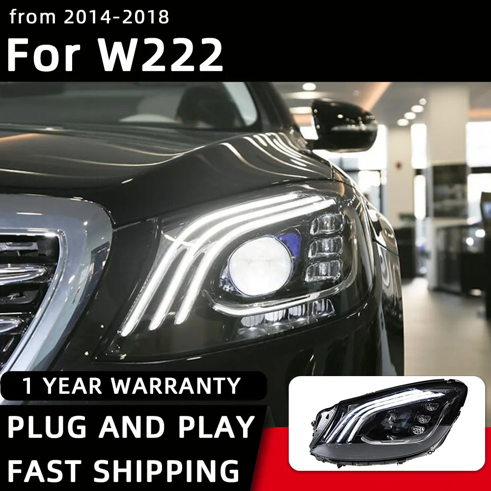 Car Styling Headlights for BENZ S CLASS W222 W223 LED Headlight 2014-2019 Head Lamp DRL Signal Projector Lens Automotive Access
Car Styling Headlights for BENZ S CLASS W222 W223 LED Headlight 2014-2019 Head Lamp DRL Signal Projector Lens Automotive Access