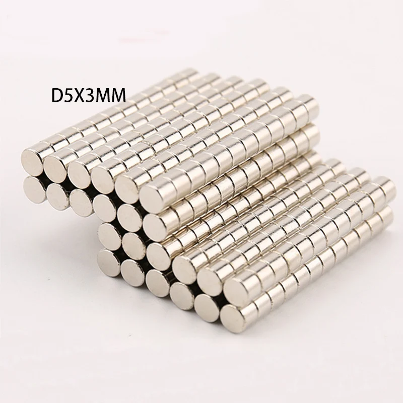 Магниты дисковые 4x3 мм и 5x3 мм
Магниты дисковые 4x3 мм и 5x3 мм