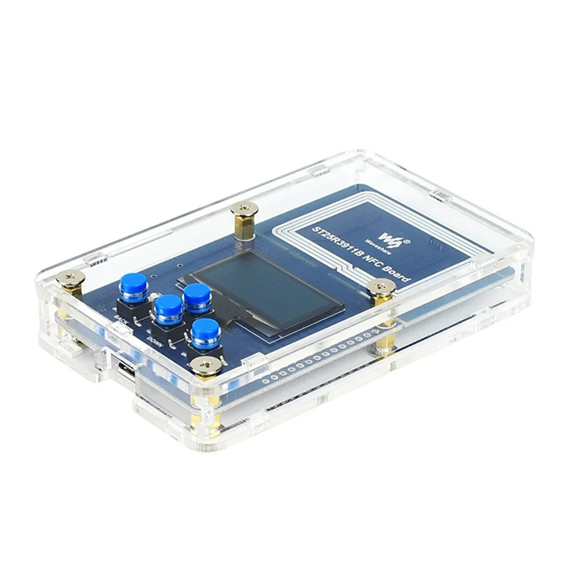 Waveshare ST25R3911B NFC Development Board Supports Multiple NFC Protocols ST25R3911B NFC Reader Onboard 1.3-Inch OLED+Shell
Waveshare ST25R3911B NFC Development Board Supports Multiple NFC Protocols ST25R3911B NFC Reader Onboard 1.3-Inch OLED+Shell