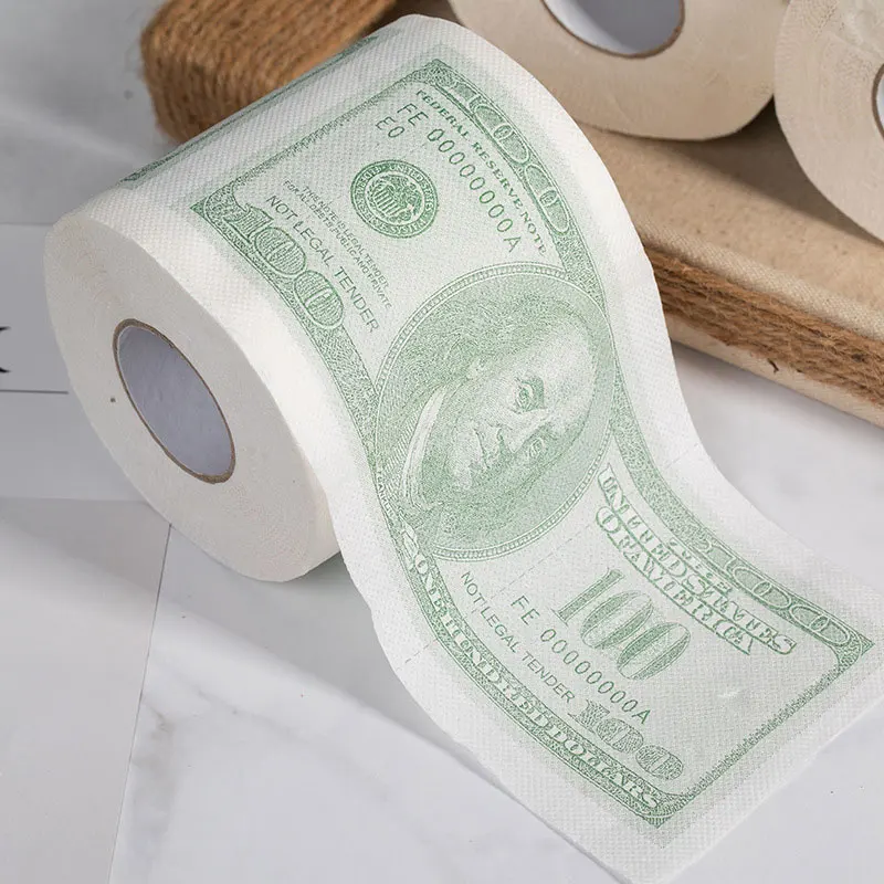 5Pcs $100 Dollar Bill Toilet Paper Roll Novelty Gag Gift Dump Trump Creative Dollar Toilet Paper Roll Paper Toilet Tissue
5Pcs $100 Dollar Bill Toilet Paper Roll Novelty Gag Gift Dump Trump Creative Dollar Toilet Paper Roll Paper Toilet Tissue