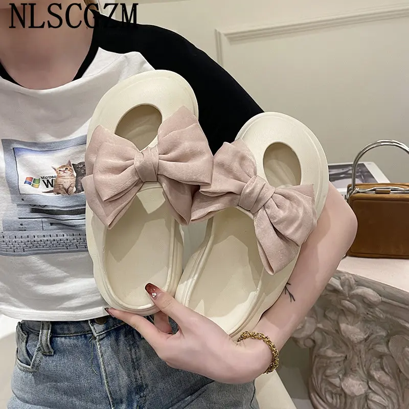 Mules Shoes Women Butterfly Knot Slippers for Woman Ladies Shoes Slippers Women Luxury Summer Slippers тапки домашние женские
Mules Shoes Women Butterfly Knot Slippers for Woman Ladies Shoes Slippers Women Luxury Summer Slippers тапки домашние женские