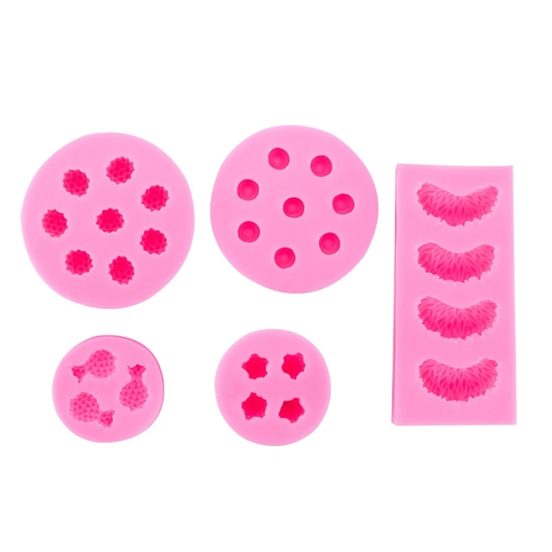 5 Pieces DIY Chocolate Moulds Pudding Molds Fruits Shape Silicone Fondant Moulds Kitchen Bakeware DIY Baking Accessories
5 Pieces DIY Chocolate Moulds Pudding Molds Fruits Shape Silicone Fondant Moulds Kitchen Bakeware DIY Baking Accessories