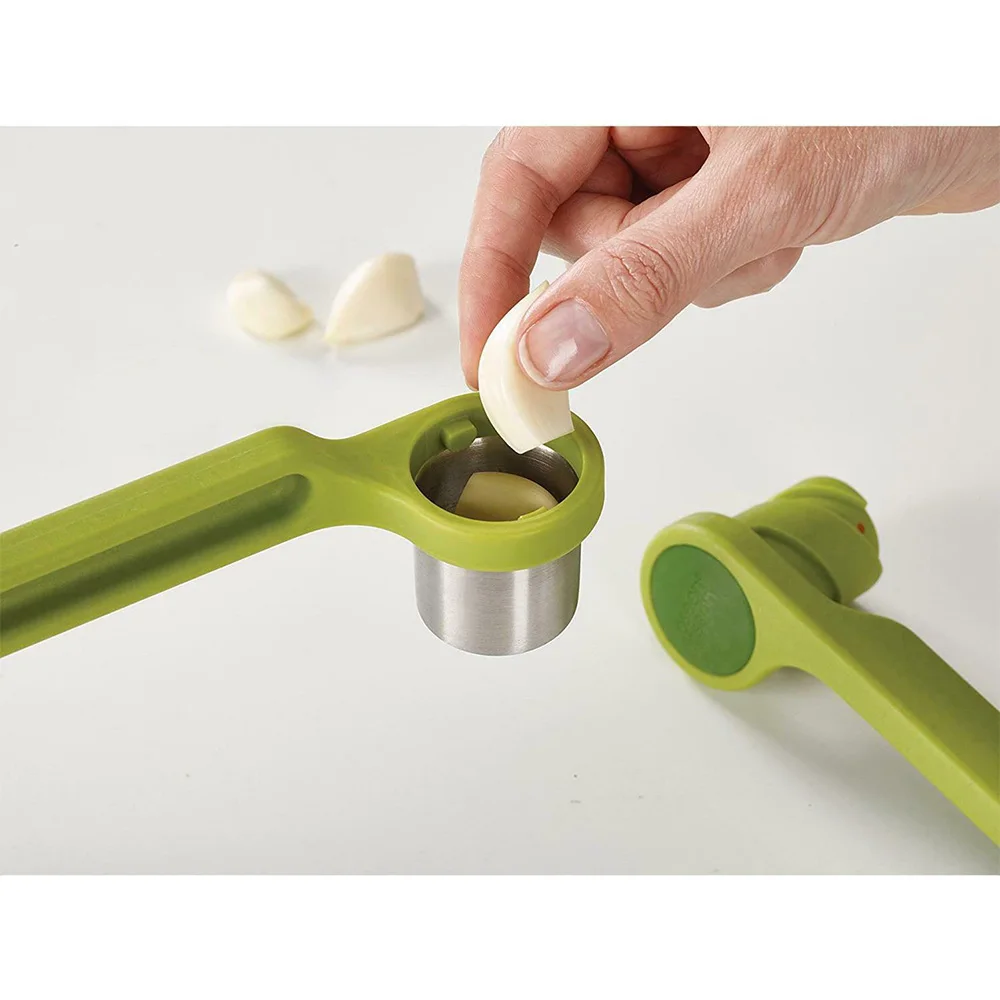 Stainless Steel Garlic Press Joseph Joseph Helix Crusher Handheld Stainless Steel Nylon Green Fruit Manual Garlic Mincer
Stainless Steel Garlic Press Joseph Joseph Helix Crusher Handheld Stainless Steel Nylon Green Fruit Manual Garlic Mincer
