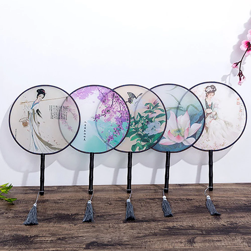 Chinese Style Round Fan with Wooden Handle Portable Printed Vintage Fan Dance Wedding Favors
Chinese Style Round Fan with Wooden Handle Portable Printed Vintage Fan Dance Wedding Favors