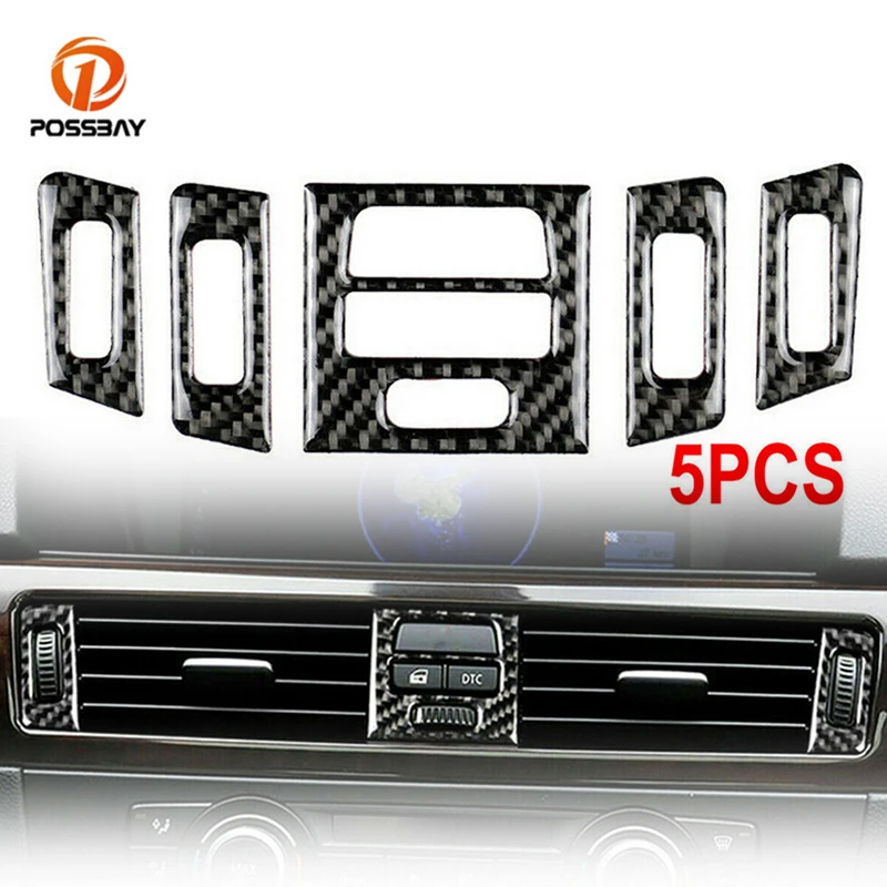 5Pcs/set Car Interior Air Vent Outlet Cover Trim Mouldings Sticker Carbon Fiber Look for BMW 3 Series E90 E92 E93 2005-2011 2012
5Pcs/set Car Interior Air Vent Outlet Cover Trim Mouldings Sticker Carbon Fiber Look for BMW 3 Series E90 E92 E93 2005-2011 2012
