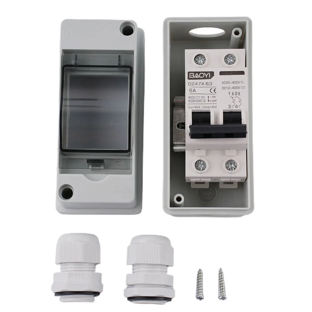 Circuit Breakers Combiner Box Factory Workshop Accessories DC Switch Miniature Replacement 18*5.5cm 1PC AC400V
Circuit Breakers Combiner Box Factory Workshop Accessories DC Switch Miniature Replacement 18*5.5cm 1PC AC400V
