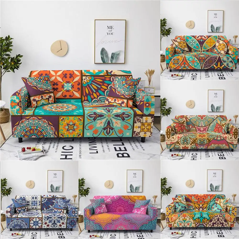 New Elegant Bohemian Style Print Sofa Cover Stretch Slipcover Sectional Elastic Couch Case For Living Room Towel 1/2/3/4 Seater
New Elegant Bohemian Style Print Sofa Cover Stretch Slipcover Sectional Elastic Couch Case For Living Room Towel 1/2/3/4 Seater