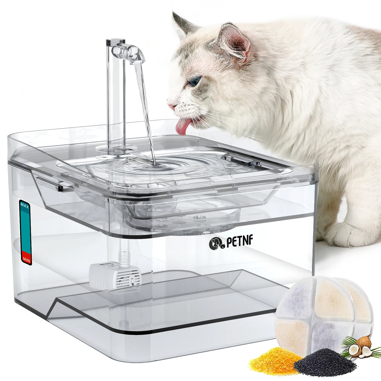 Cat Water Fountain,2021 Upgraded Pet Water Fountain 101oz/3L Dog Cat Water Dispenser, Smart with LED Light,Ultra Quiet Automati
Cat Water Fountain,2021 Upgraded Pet Water Fountain 101oz/3L Dog Cat Water Dispenser, Smart with LED Light,Ultra Quiet Automati