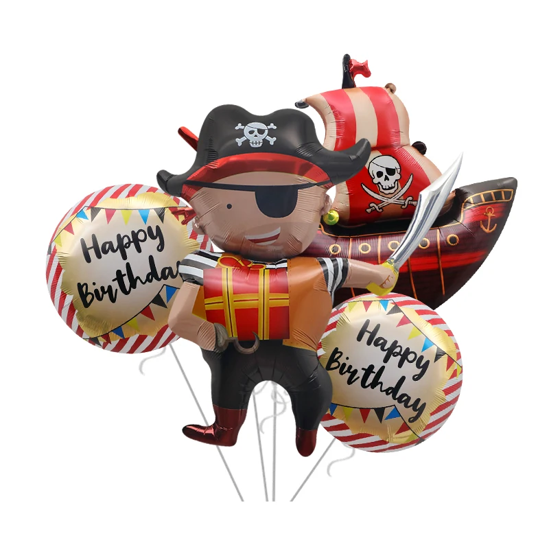 Baby Boy Pirate Theme Party Decoration Giant Pirate Ship Ahoy Mately Balloon Bouquet Digital Number Balloon Treasure Supplies
Baby Boy Pirate Theme Party Decoration Giant Pirate Ship Ahoy Mately Balloon Bouquet Digital Number Balloon Treasure Supplies