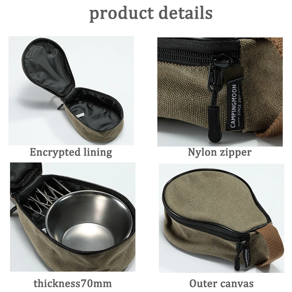 And Can Be Hung For Storage When Not In Use Bowl Picnic Cup Cookware Set Light Weight Multi-scales Small Size With A Storage Bag
And Can Be Hung For Storage When Not In Use Bowl Picnic Cup Cookware Set Light Weight Multi-scales Small Size With A Storage Bag