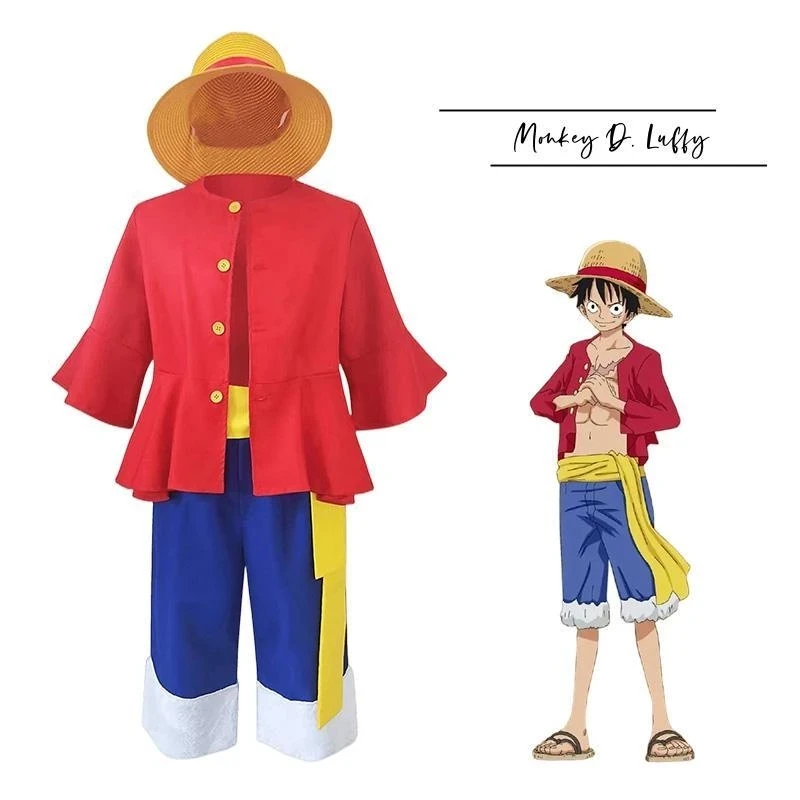 Аниме One Piece Luffy Косплей Костюм Обезьяна D. Luffy Red Tstirt брюки шляпа костюм Хэллоуин одежда костюм
Аниме One Piece Luffy Косплей Костюм Обезьяна D. Luffy Red Tstirt брюки шляпа костюм Хэллоуин одежда костюм