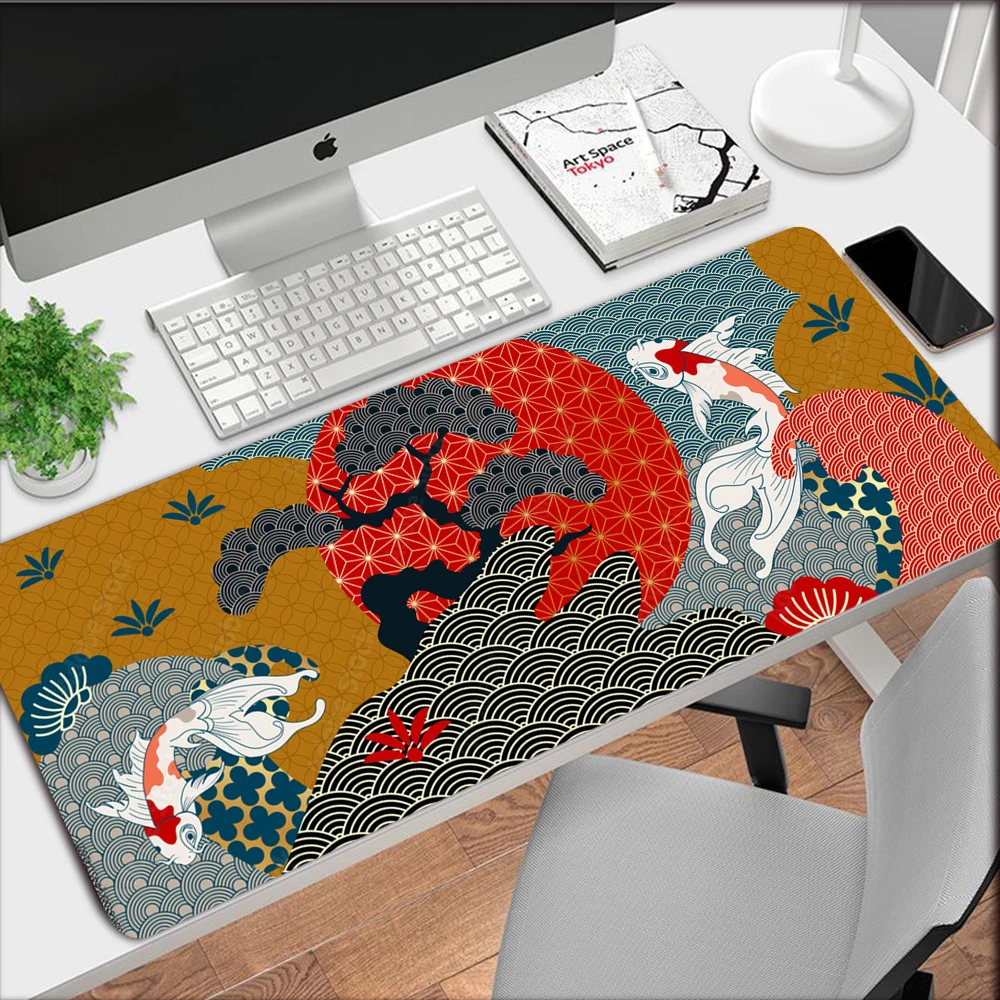 Chinese Style Wave Koi Anime Mouse Pad Laptop Gamer Desktop Lock Edge Office Keyboard Gaming Accessories Anti-Slip Mousepad Desk
Chinese Style Wave Koi Anime Mouse Pad Laptop Gamer Desktop Lock Edge Office Keyboard Gaming Accessories Anti-Slip Mousepad Desk