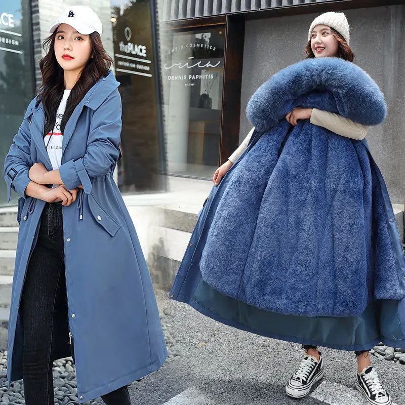 2022 New Winter Jacket Women Parkas Warm Fur Collar Jacket Long Hooded Parka Coat Female Fur Lining Thick Office Lady Streetwear
2022 New Winter Jacket Women Parkas Warm Fur Collar Jacket Long Hooded Parka Coat Female Fur Lining Thick Office Lady Streetwear