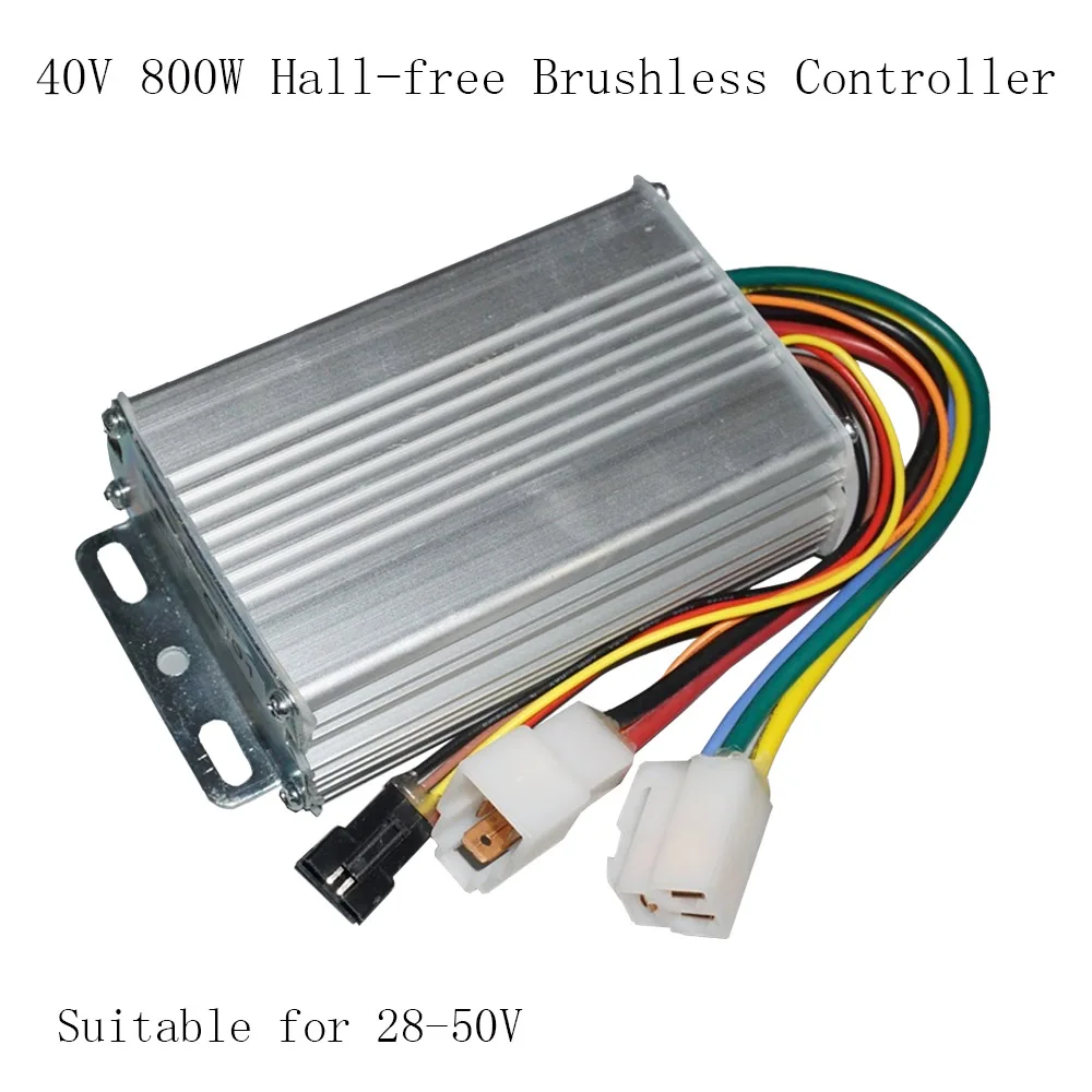 

40V 800W Brushless Motor Speed Controller Constant Speed Electric Garden Machinery Governor Three-phase Brushless Driver No Hall