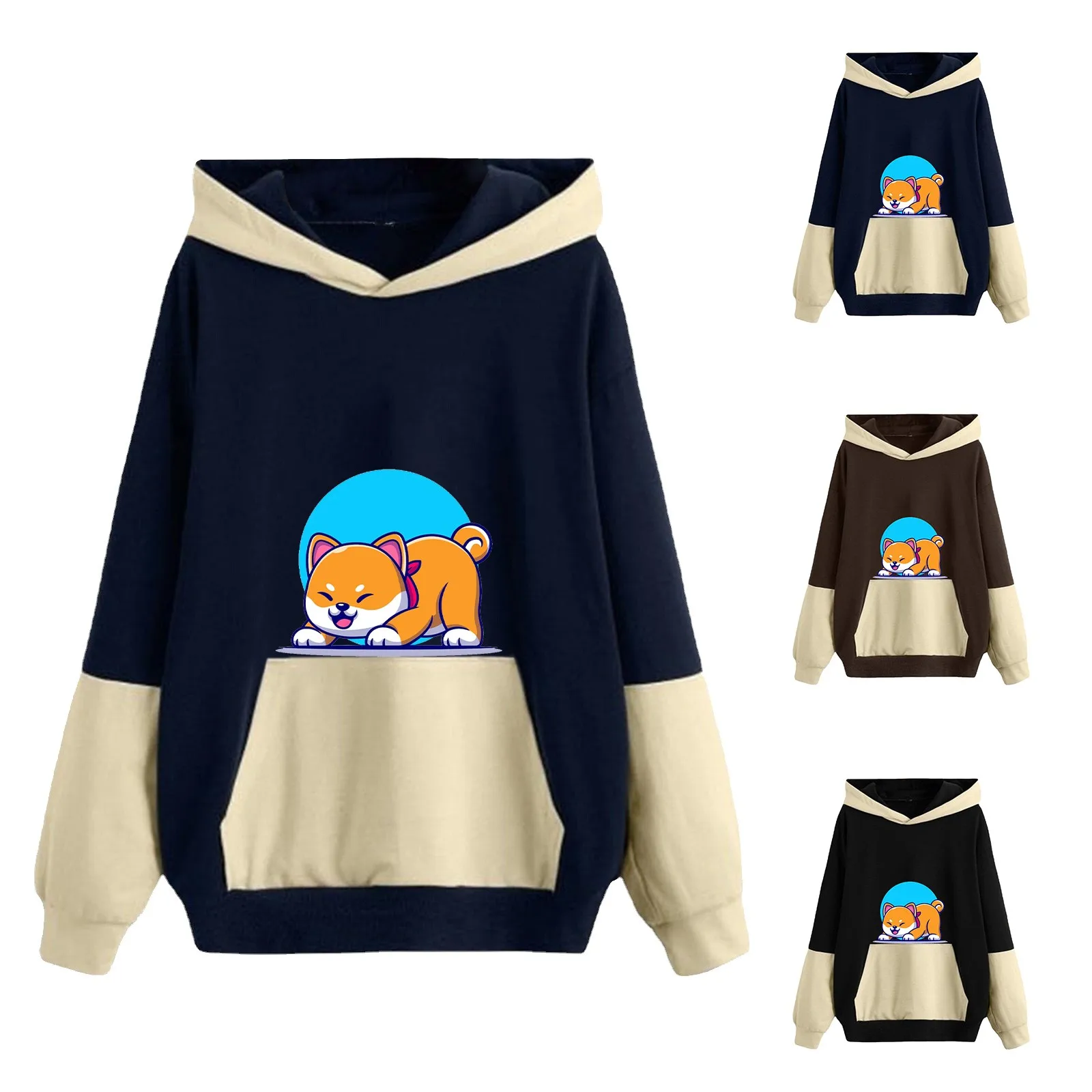 Women's Patchwork Hooded Animal Print Sweatshirt For Women Sweatshirt For Women Zip Up Womens Casual Sweatshirt Pullover Tops
Women's Patchwork Hooded Animal Print Sweatshirt For Women Sweatshirt For Women Zip Up Womens Casual Sweatshirt Pullover Tops