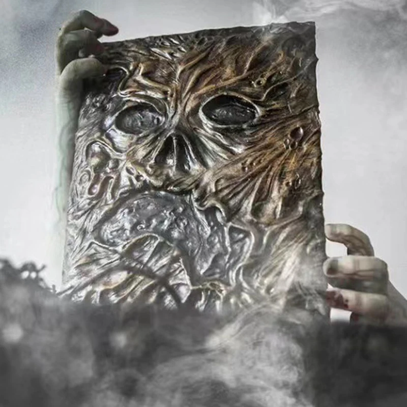 

New Necronomicon Dark Magic Book Demon Evil Dead Summon Book Altar Ceremony Prop Book Collection Living Room Desktop Decoration