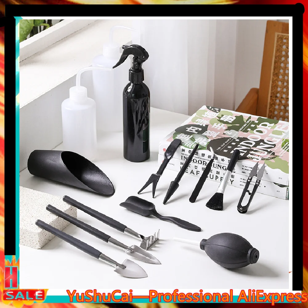 Succulent Plants Tools Set Garden Planter Bonsai Kit for Indoor Fairy Care Potting Cactus Houseplant transplanting 5 / 8/ 13-pcs
Succulent Plants Tools Set Garden Planter Bonsai Kit for Indoor Fairy Care Potting Cactus Houseplant transplanting 5 / 8/ 13-pcs