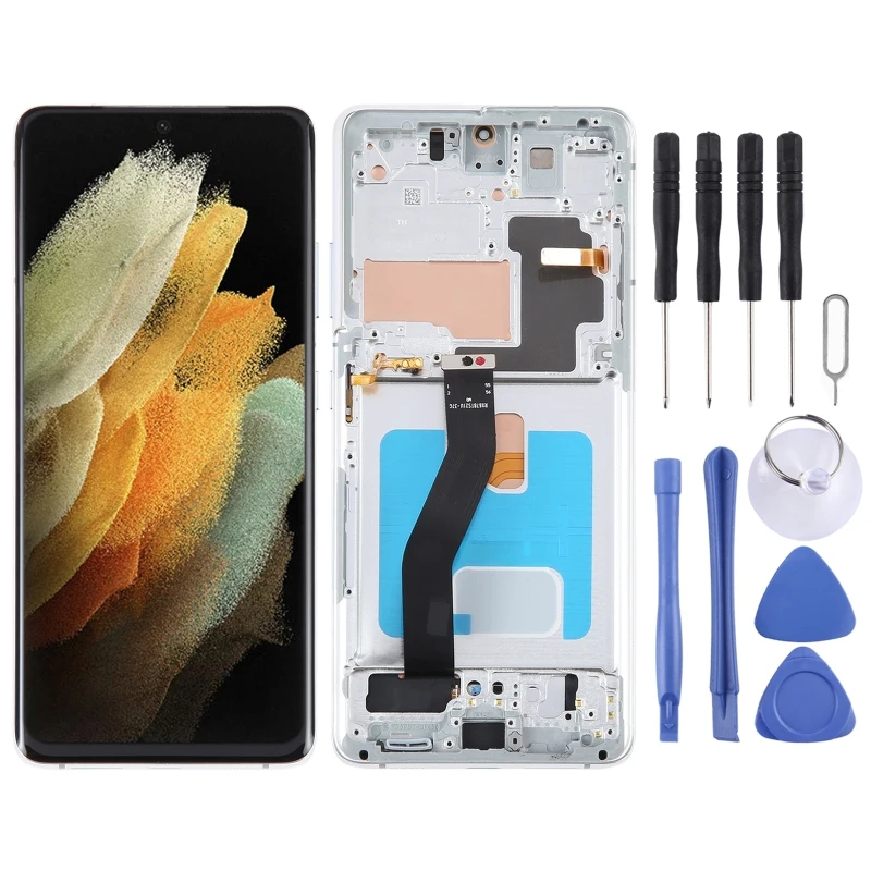 Оригинальный ЖК-экран Super AMOLED/OLED для Samsung Galaxy S21, Ultra 5G, цифровой преобразователь, полная сборка, с рамкой
Оригинальный ЖК-экран Super AMOLED/OLED для Samsung Galaxy S21, Ultra 5G, цифровой преобразователь, полная сборка, с рамкой