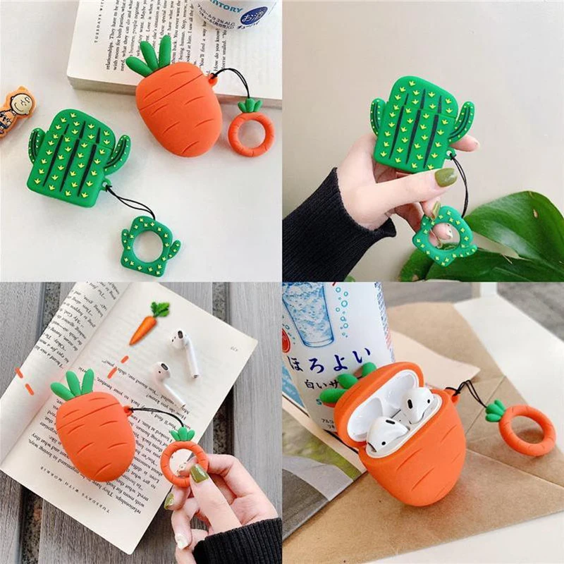 3D Creative Cartoon Silicone Earphone Case For Airpods Pro 3 Cute Headphone Charging Box Cover For Apple Airpods 1 2 3 Box Case
3D Creative Cartoon Silicone Earphone Case For Airpods Pro 3 Cute Headphone Charging Box Cover For Apple Airpods 1 2 3 Box Case