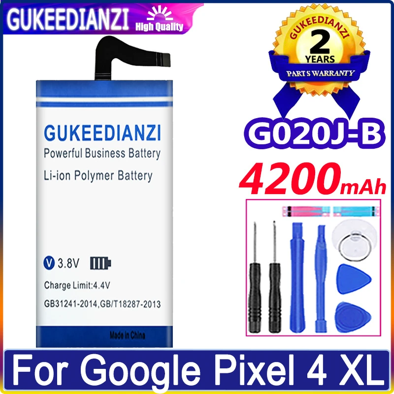 Сменный аккумулятор большой емкости G020J B для Google Pixel 4 XL Pixel4 XL G020J-B, оригинальный аккумулятор 4200 мАч, литий-полимерный аккумулятор
Сменный аккумулятор большой емкости G020J B для Google Pixel 4 XL Pixel4 XL G020J-B, оригинальный аккумулятор 4200 мАч, литий-полимерный аккумулятор