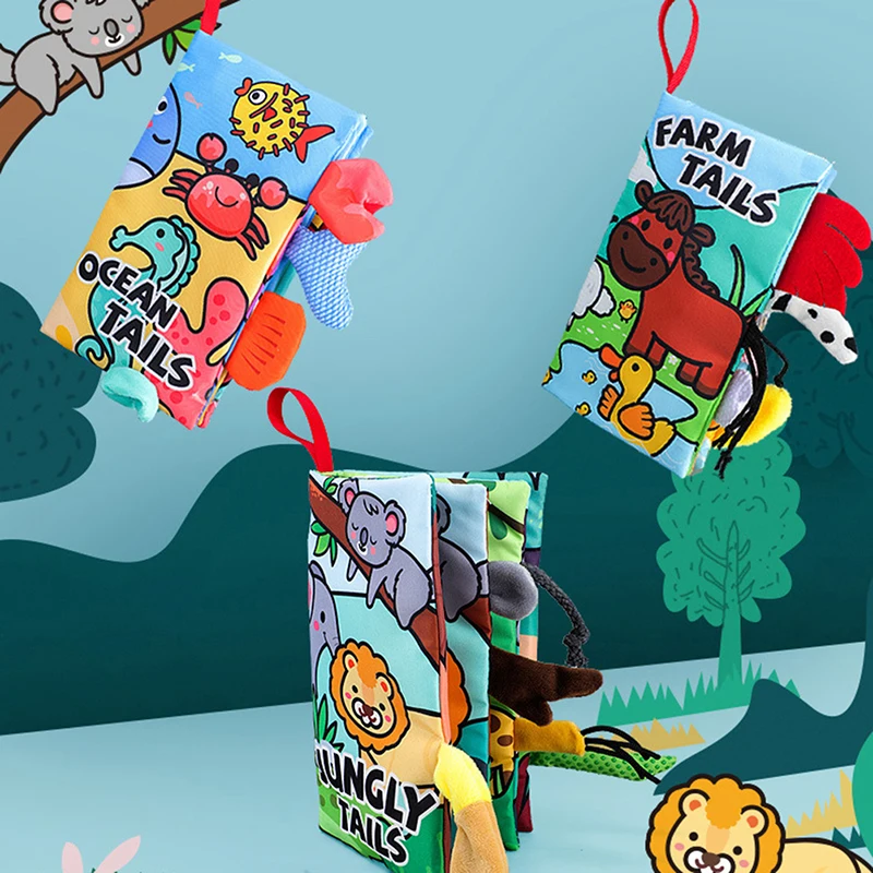 0-3Years Old Baby Early Learning Toy Animal Tail Cloth Book Parent-child Interactive Sound Books Puzzle Cloth Book Fabric Books
0-3Years Old Baby Early Learning Toy Animal Tail Cloth Book Parent-child Interactive Sound Books Puzzle Cloth Book Fabric Books
