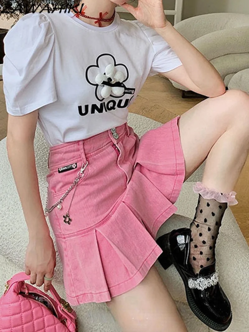 Vintage Pink Pockets Low Waist Pleated Skirt Y2K Short Skirt Summer Retro Streetwear Cargo Skirts Women Casual Preppy Outfit
Vintage Pink Pockets Low Waist Pleated Skirt Y2K Short Skirt Summer Retro Streetwear Cargo Skirts Women Casual Preppy Outfit