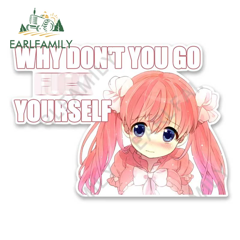 Автомобильные наклейки EARLFAMILY, 13 см x 9,2 см, почему бы не пойти, креативные устойчивые к царапинам наклейки, индивидуальная защита двери автом...
Автомобильные наклейки EARLFAMILY, 13 см x 9,2 см, почему бы не пойти, креативные устойчивые к царапинам наклейки, индивидуальная защита двери автом...