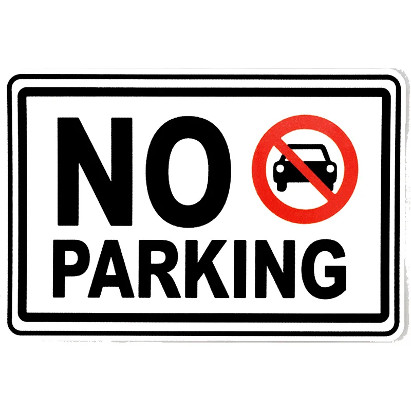 Creative Notice Here Is No Parking Warning Car Stickers PVC High-quality Bumper Body Window Waterproof Beautiful Decorate Decals
Creative Notice Here Is No Parking Warning Car Stickers PVC High-quality Bumper Body Window Waterproof Beautiful Decorate Decals