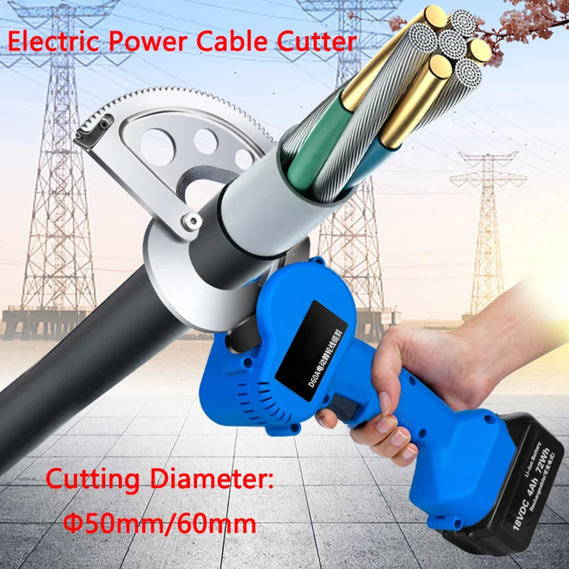 Электрический Мощный кабельный резак 50 мм/60 мм, перезаряжаемый станок для резки кабелей с храповым механизмом, ножницы для резки кабелей, плоскогубцы для резки проводов с литиевым аккумулятором
Электрический Мощный кабельный резак 50 мм/60 мм, перезаряжаемый станок для резки кабелей с храповым механизмом, ножницы для резки кабелей, плоскогубцы для резки проводов с литиевым аккумулятором