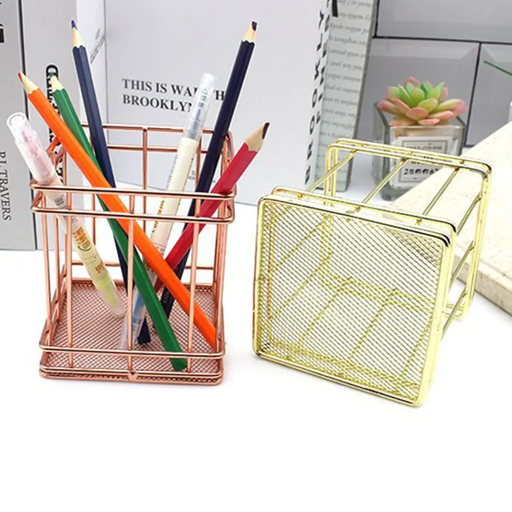 Pen Holder Makeup Brush Holder Pencil Holder Stationery Metal Pen Pot Brush Organizer Cup Case For Dressing Table Desktop
Pen Holder Makeup Brush Holder Pencil Holder Stationery Metal Pen Pot Brush Organizer Cup Case For Dressing Table Desktop