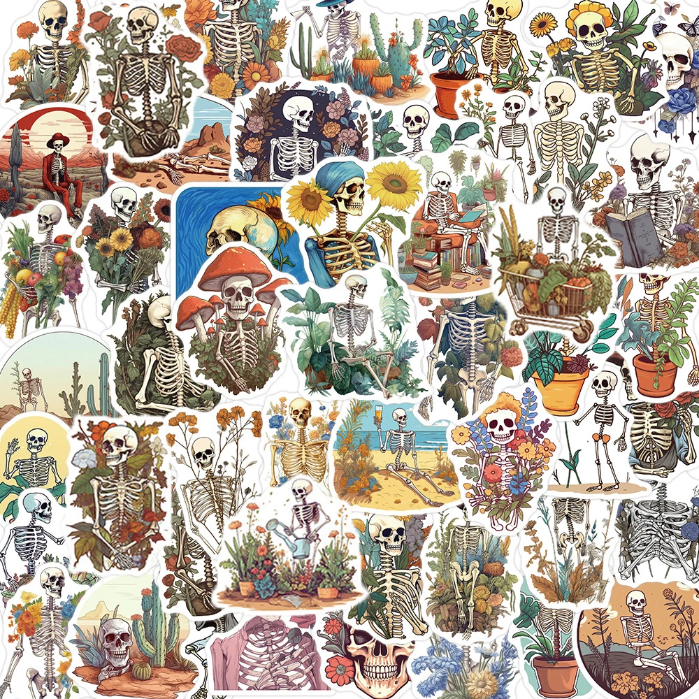 10/50 Pcs Cartoon Aesthetic Skeleton DIY Graffiti Stickers Pack for Kid Laptop Scrapbooking Notebook Stationery Diary Kids Decal
10/50 Pcs Cartoon Aesthetic Skeleton DIY Graffiti Stickers Pack for Kid Laptop Scrapbooking Notebook Stationery Diary Kids Decal