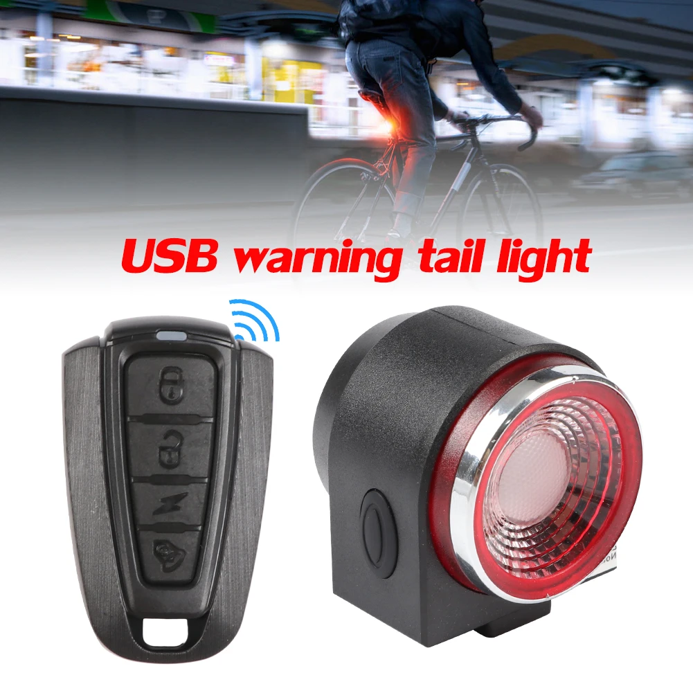 Bike Tail Light Wireless Anti-Theft Alarm Lock Warning Electric Horn Rear Bike LED with Remote Control
Bike Tail Light Wireless Anti-Theft Alarm Lock Warning Electric Horn Rear Bike LED with Remote Control