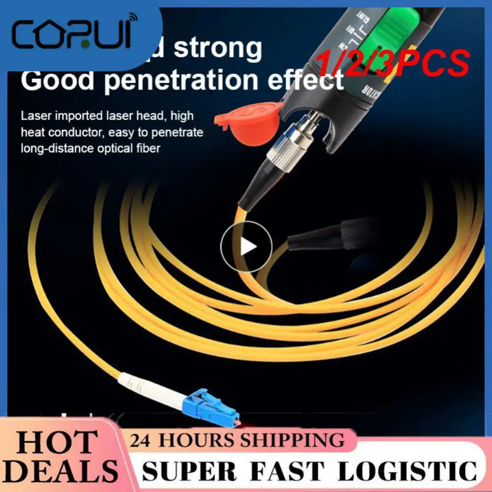 1/2/3PCS Free shipping COMPTYCO VLF 50MW Visual Fault Locator, Fiber Optic Cable Tester 5-50km Range VFL can choose LC adapter
1/2/3PCS Free shipping COMPTYCO VLF 50MW Visual Fault Locator, Fiber Optic Cable Tester 5-50km Range VFL can choose LC adapter