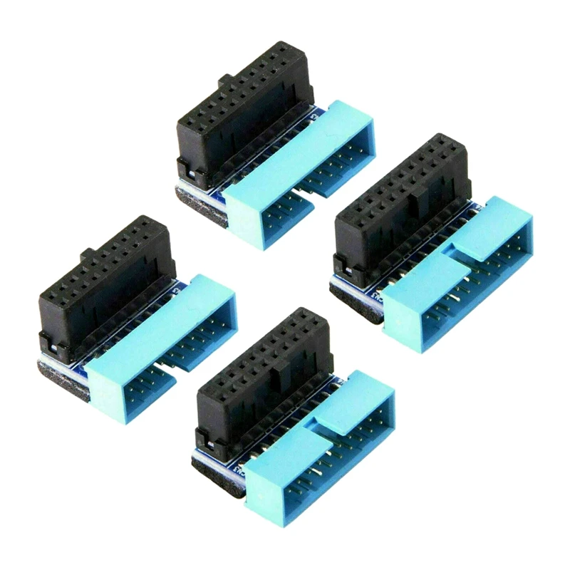 4PCS USB 3.0 20Pin Male To Female Extension Adapter Up And Down Angled 90 Degree For Motherboard Mainboard 
4PCS USB 3.0 20Pin Male To Female Extension Adapter Up And Down Angled 90 Degree For Motherboard Mainboard