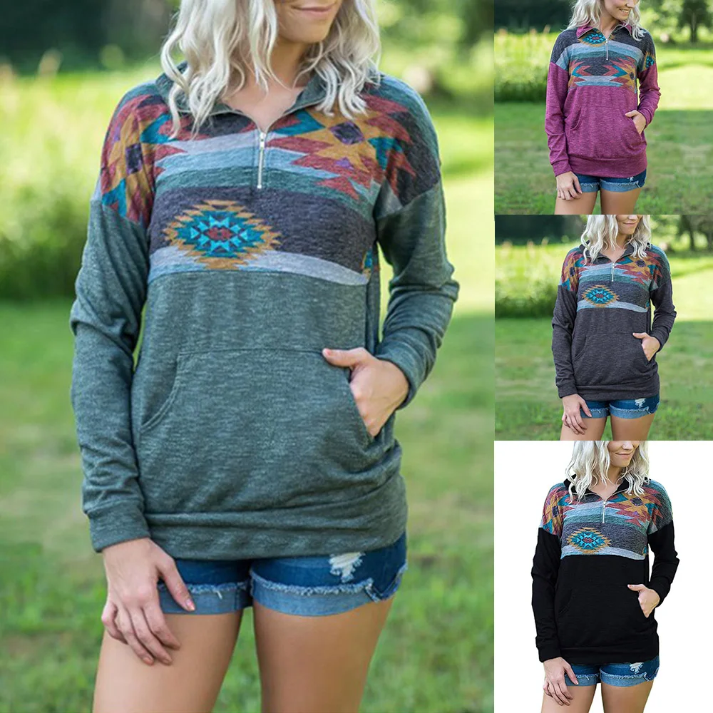 Women Thin Pullover Sweatshirts Autumn 2022 Zipper Turn-down Collar Casual Vintage Print Long Sleeve Pocket Oversized Pullovers
Women Thin Pullover Sweatshirts Autumn 2022 Zipper Turn-down Collar Casual Vintage Print Long Sleeve Pocket Oversized Pullovers