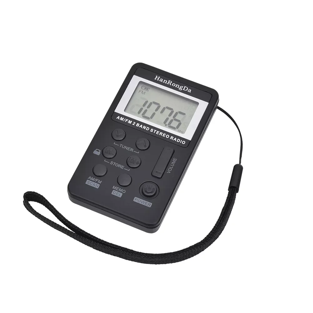 Radio Portable AM/FM Dual Band Stereo Pocket Radio Receiver with LCD Display & Earphone & Rechargeable Battery
Radio Portable AM/FM Dual Band Stereo Pocket Radio Receiver with LCD Display & Earphone & Rechargeable Battery