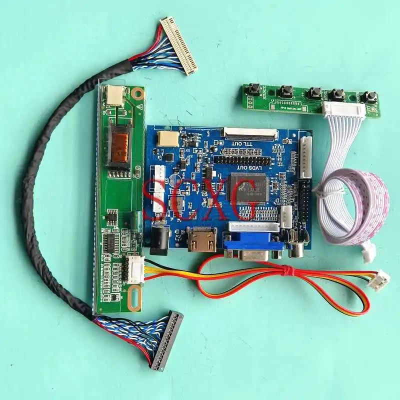 LED LCD Display Controller Board Fit QD14TL01 QD14TL02 TD141THCA1 14.1" HDMI-Compatible AV VGA 1CCFL 1280*800 30 Pin LVDS Kit
LED LCD Display Controller Board Fit QD14TL01 QD14TL02 TD141THCA1 14.1" HDMI-Compatible AV VGA 1CCFL 1280*800 30 Pin LVDS Kit