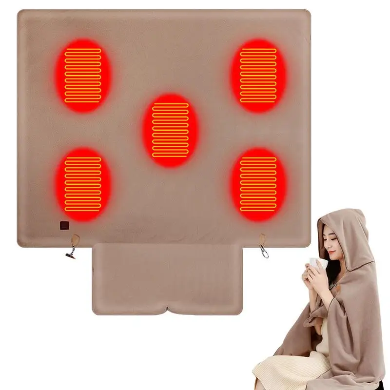 Heated Shawl Wrap USB Heating Shawl Electric Heating Blanket Shawl Warming Blanket Outdoor Heating Blanket Machine Washable
Heated Shawl Wrap USB Heating Shawl Electric Heating Blanket Shawl Warming Blanket Outdoor Heating Blanket Machine Washable