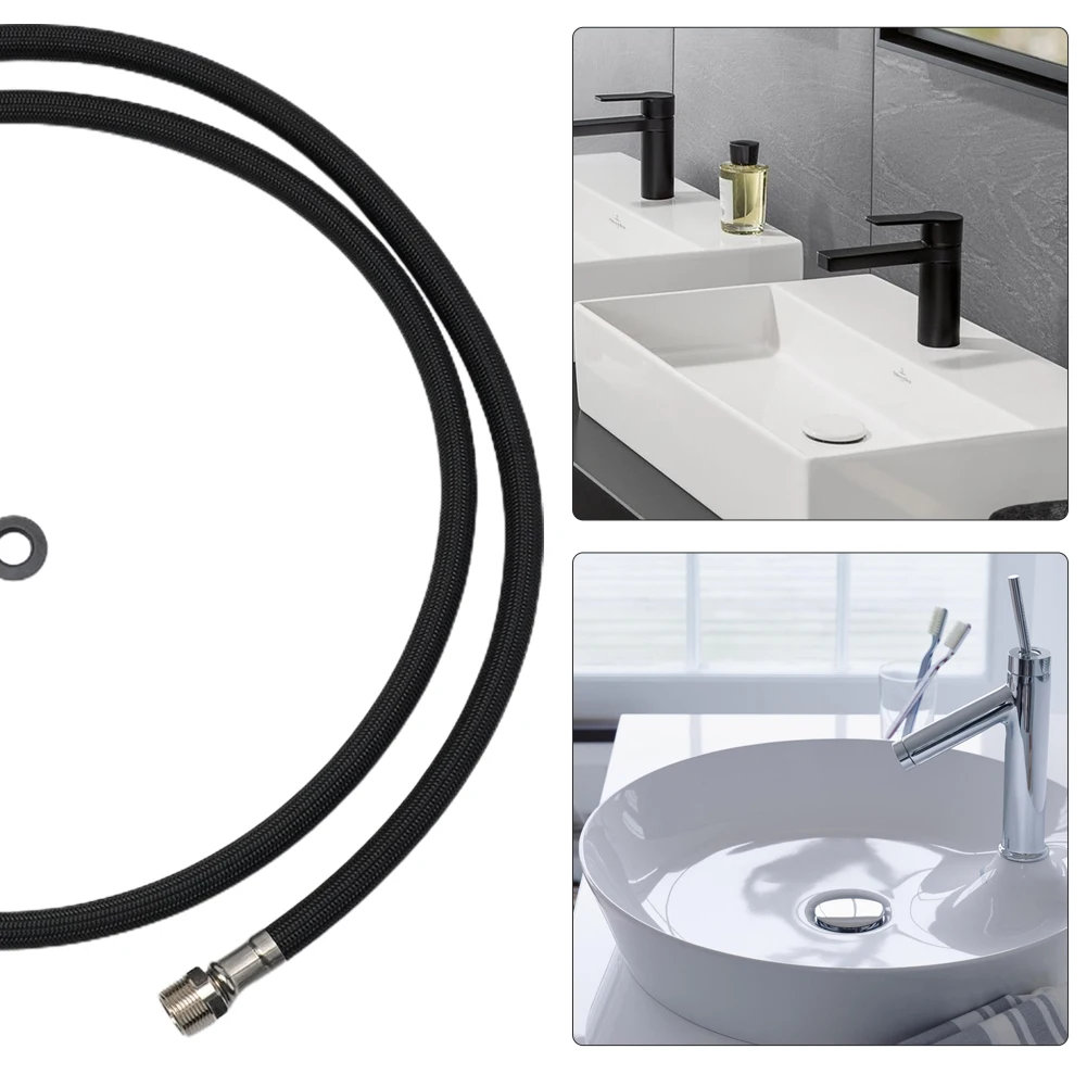 1500 Mm Replacement Faucet Hose Quick Connect Pull Out Hose Nylon Hose Tube Gray Black180cm Shower Kitchen Accessories
1500 Mm Replacement Faucet Hose Quick Connect Pull Out Hose Nylon Hose Tube Gray Black180cm Shower Kitchen Accessories