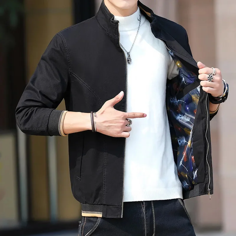 Men Stand Collar Jacket Fashion Spring Autumn Mens Casual Bomber Jackets Male Windbreaker Coat Traf Zara Homme Jaqueta Masculina
Men Stand Collar Jacket Fashion Spring Autumn Mens Casual Bomber Jackets Male Windbreaker Coat Traf Zara Homme Jaqueta Masculina