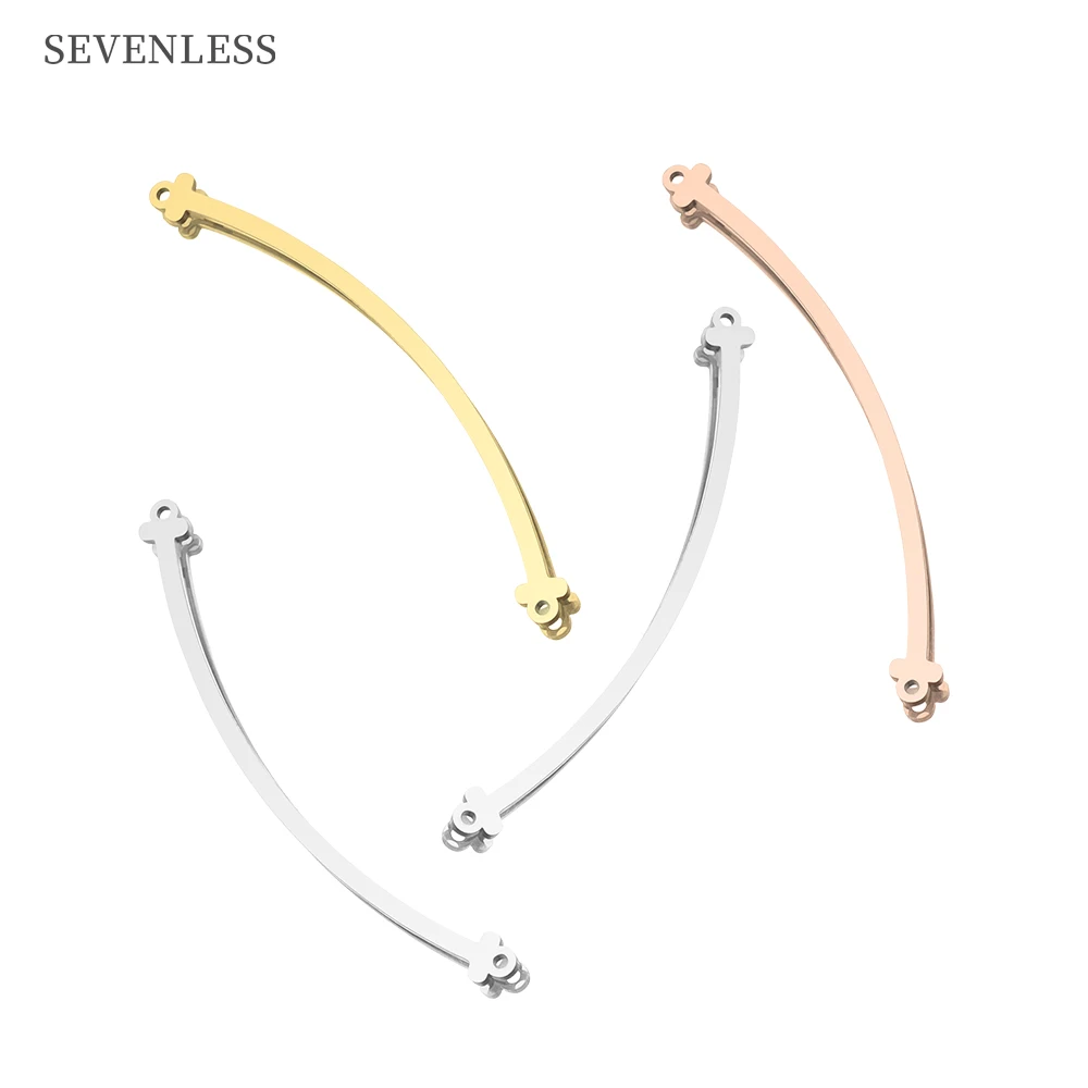 52mm Metal Bar Bend Stainless Steel Strip Necklace Connector DIY Jewelry Accessories High Quality Waterproof Rustproof Charm
52mm Metal Bar Bend Stainless Steel Strip Necklace Connector DIY Jewelry Accessories High Quality Waterproof Rustproof Charm