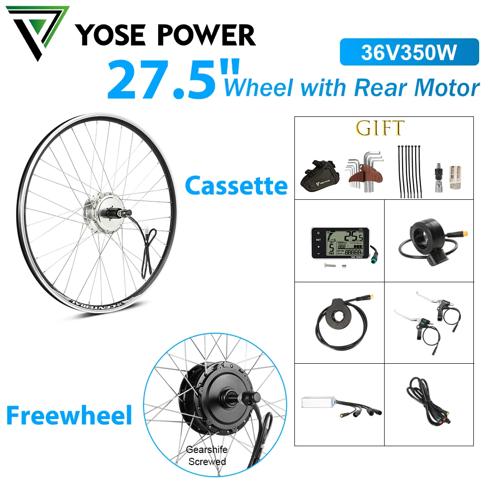 eBike Conversion Kit Freewheel Cassette 36V 350W Electric Bike Kit Front Hub Motor Wheel Kit Electric Bicycle Kits
eBike Conversion Kit Freewheel Cassette 36V 350W Electric Bike Kit Front Hub Motor Wheel Kit Electric Bicycle Kits