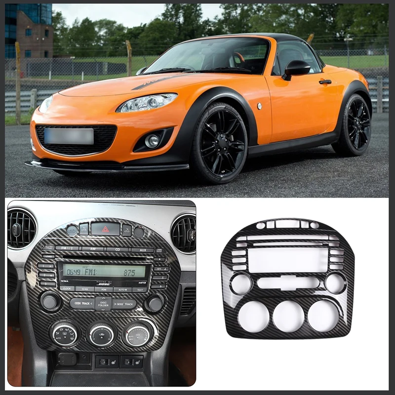 ABS Carbon Fiber Center Console Air Conditioning Adjustment Knob CD Panel Frame for Mazda MX 5 NC 2009-2014 Car Accessories
ABS Carbon Fiber Center Console Air Conditioning Adjustment Knob CD Panel Frame for Mazda MX 5 NC 2009-2014 Car Accessories