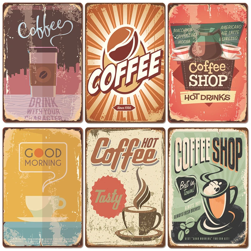 Hot Coffee Vintage Tin Signs Poster Fresh Tasty Retro Metal Plaque Plates Wall Decor for Coffee Shop House Room Decoration
Hot Coffee Vintage Tin Signs Poster Fresh Tasty Retro Metal Plaque Plates Wall Decor for Coffee Shop House Room Decoration